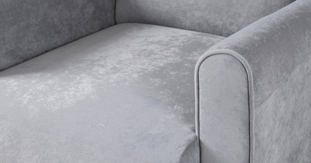 Кресло Плимут велюр серый