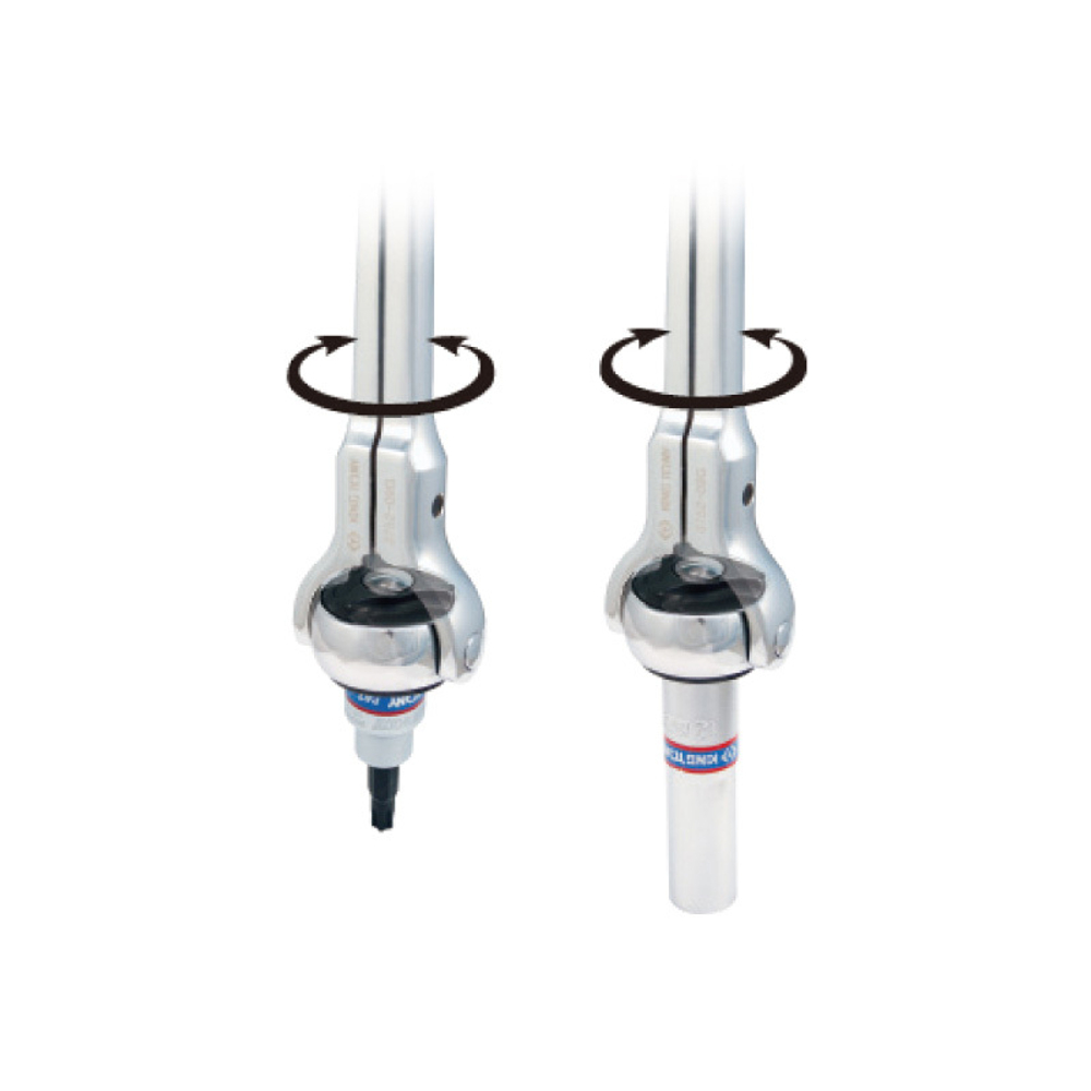 KING TONY (2752-06G) Трещотка 1/4", 150 мм, 72 зубца, дисковый механизм, поворотная голова с кнопкой