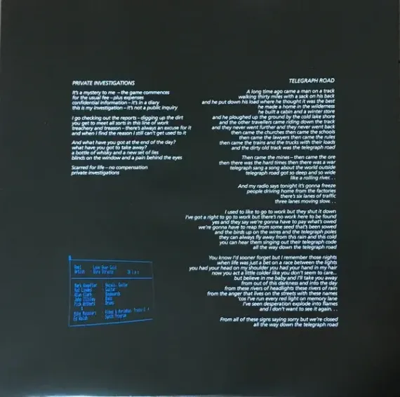 Dire Straits - Love Over Gold