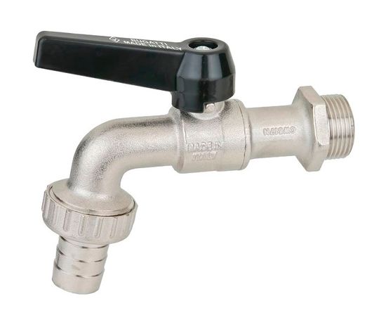 Кран шаровый со штуцером Bugatti 1"