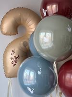 Воздушные шары на 2 годика для мальчика №8675