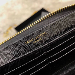 Saint Laurent Cassandre Zip Around Wallet