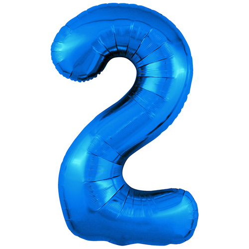 Цифра 2 синий 40" Agura