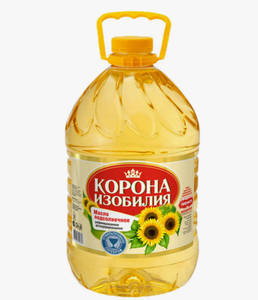 Масло Корона Изобилия подсолнечное 4.7 л