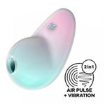 Клиторальный стимулятор Satisfyer Pixie Dust (воздушная стимуляция + вибрация) мятно-розовый