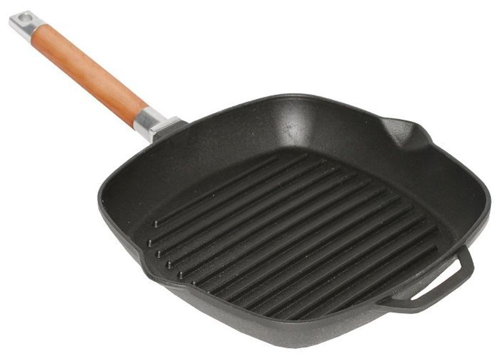 Сковорода-гриль Биол 10241, 24 см, съемная ручка