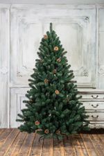 елка искуственная с шишками "Лапландия" пвх