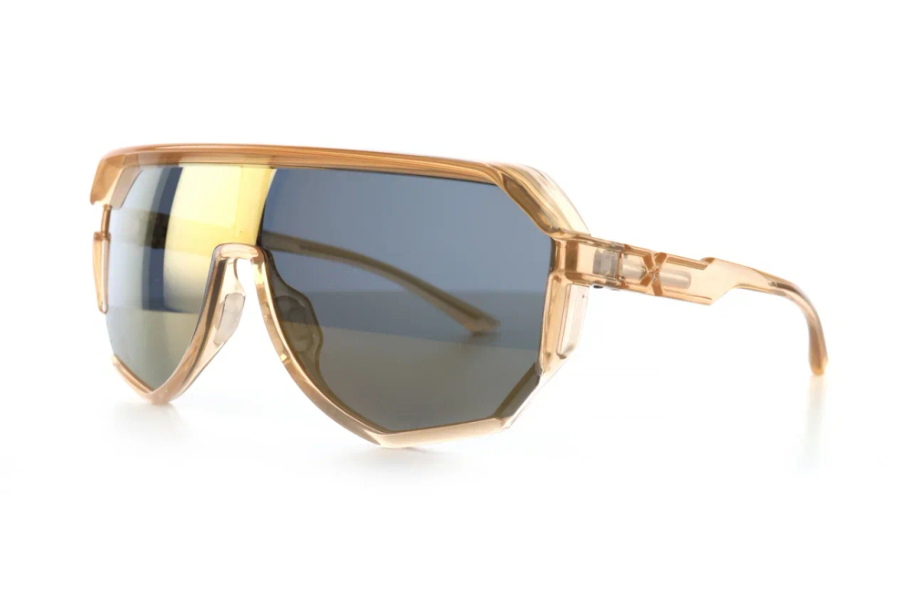 Спортивные очки HILX Newblood Shiny Crystal Orange / Gold Mirror Lens