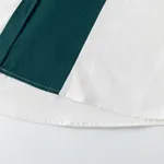 Сорочка Ymkashix Puff белая / изумрудная