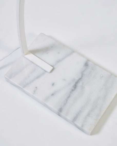 Торшер Juhe 210 см с отделкой из ясеня и мрамора | La Forma | Испания | Купить в Hallberg.ru