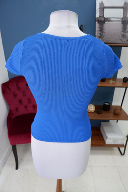 Футболка Voyelles в рубчик 42 размер