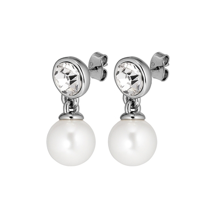 Серьги Dyrberg Kern NETTE SS CRYSTAL/WHITE PEARL 440025