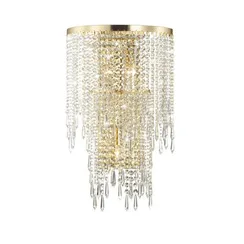 5028/3W MODERN ODL23 643 золотой/прозрачный металл/хрусталь Бра E14 3*40W CHOKKA