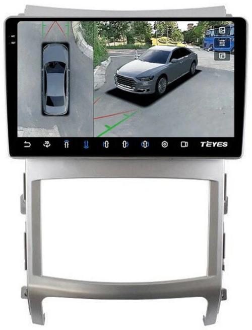 Магнитола для Hyundai iX55 2009-2013 - Teyes CC3-2K-360 на Android 10, Быстрая, 2K QLED, CarPlay, 4G SIM-слот, 4 камеры в комплекте