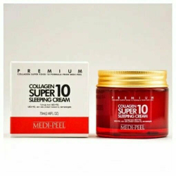 Омолаживающий ночной крем для лица с коллагеном Medi Peel Collagen Super10 Sleeping Cream70 мл.