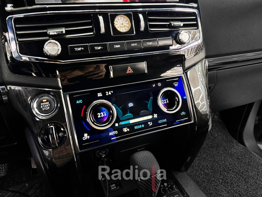 Цифровая панель климата Toyota Land Cruiser 200 2007-2015 - Radiola RDL-LC200 с экраном LCD/ЖК