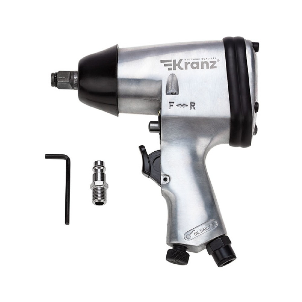 Гайковёрт Kranz (KR-80-0701) Гайковерт пневматический 1 / 2", 330 Нм