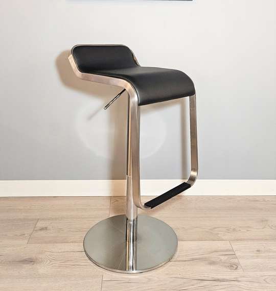 Регулируемый барный стул Lem, 52-78 см, черный