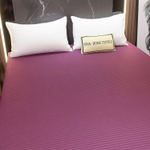 Простынь на резинке Страйп Сатин Однотонный 100% хлопок RR1CT034