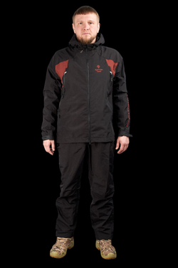 Костюм демисезонный мужской STORM Black\Mahagon