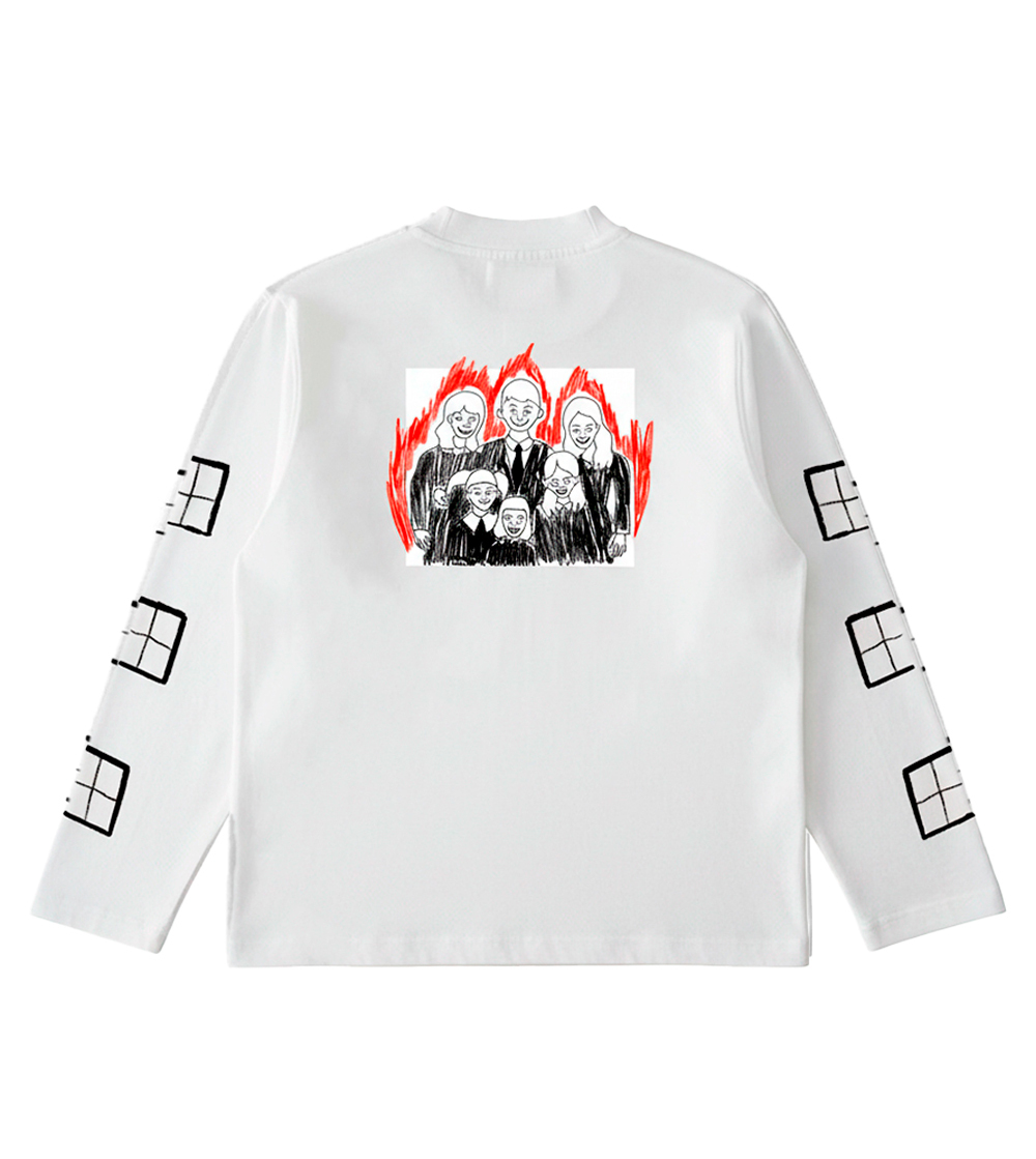 Лонгслив Biicla белый