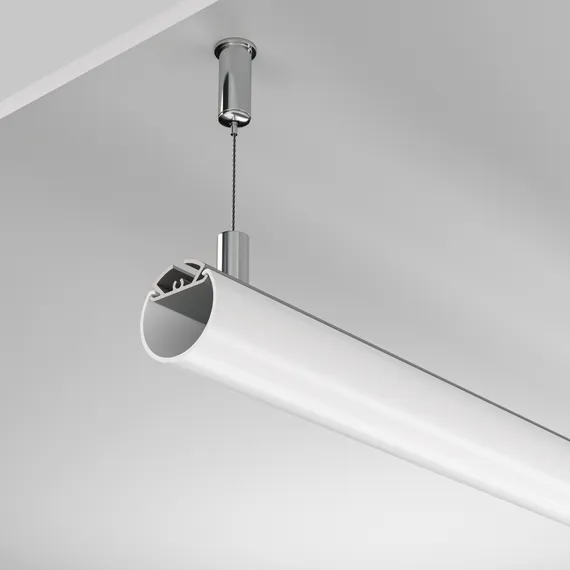 Алюминиевый профиль подвесной D30 (Серебро, 2 м), ALM-D30-S-2M Led Strip alm-d30-s-2m