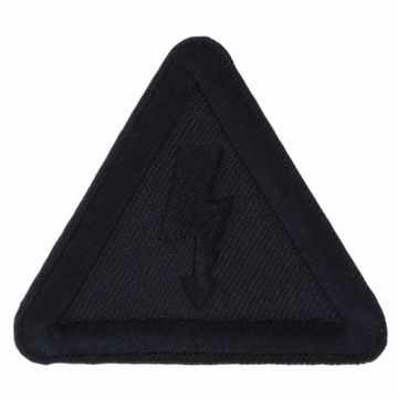 Нашивка Молния (черная)