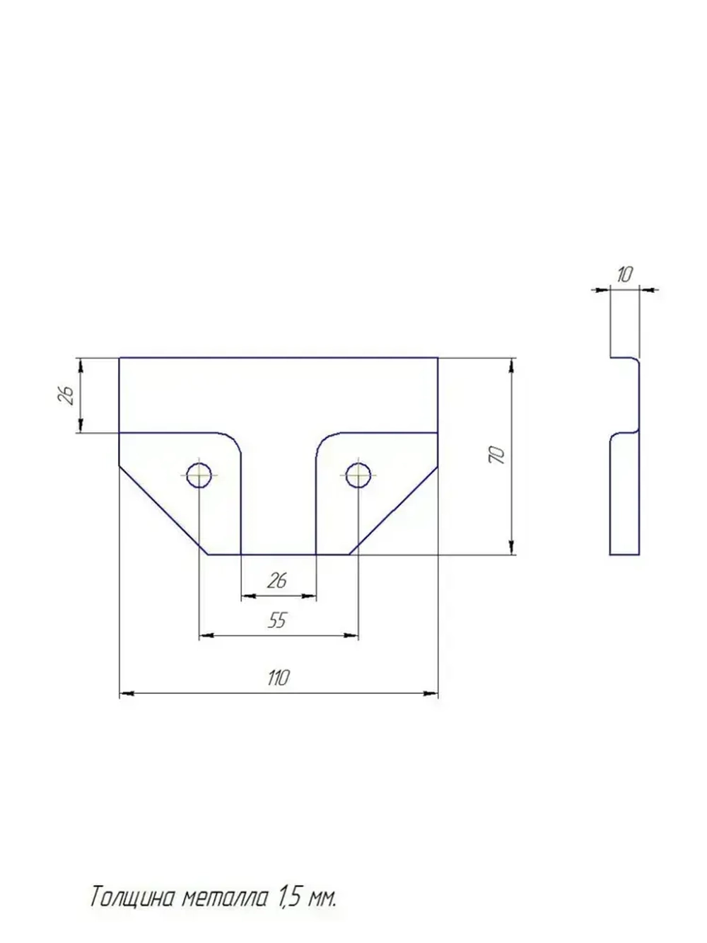 Крепеж для теплицы 25 х 25 мм Т-образный для труб краб-система, подходит для стеллажа и теплиц, 4 пары - толщина металла 1.5мм