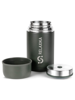 Термос для еды Relaxika 301 (1 литр), хаки
