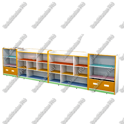 ШКАФ ДЛЯ ДЕТСКОГО САДА TKF05