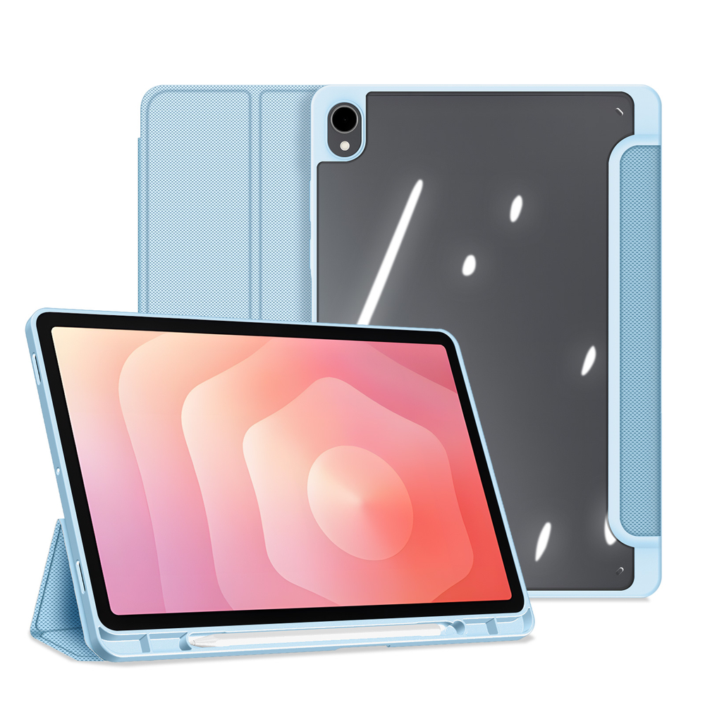 Чехол книжка синего цвета для планшета Samsung Galaxy Tab S11, серия Toby Series Case от Dux Ducis