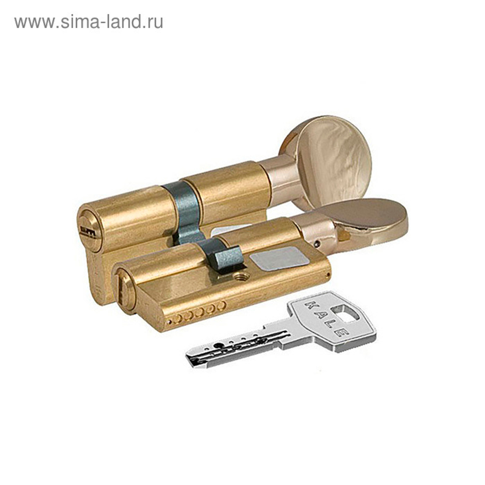 Цилиндр KALE 164 BM/90 35х10х45 латунь плоск. перф. кл/зав