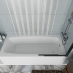 Ванна акриловая Vincea VBT-2S180-LG с ножками 1800*800*430, пристенная, цвет белый