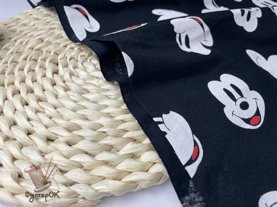 Кулирка ХБ мышки на черном