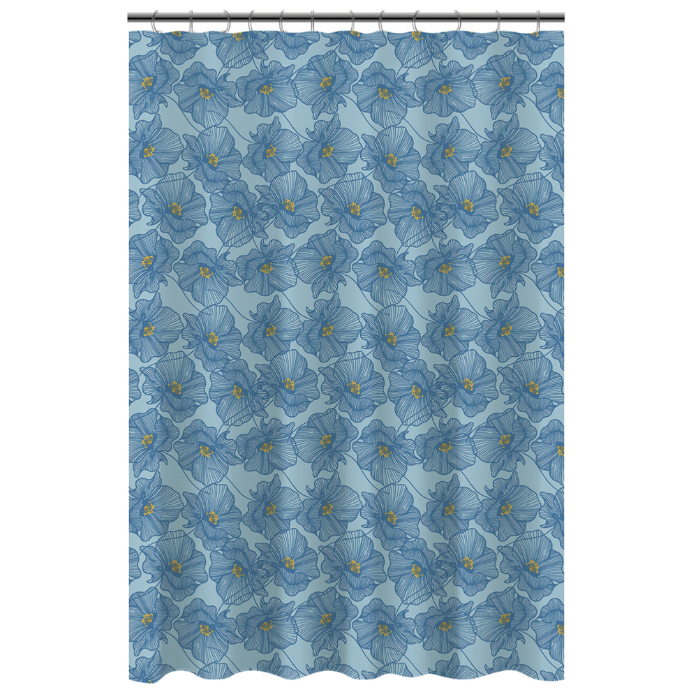 Штора для ванной 180*180см ПЕВА "Цветы 602" VETTA