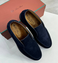 Лоферы Loro Piana с меховой стелькой
