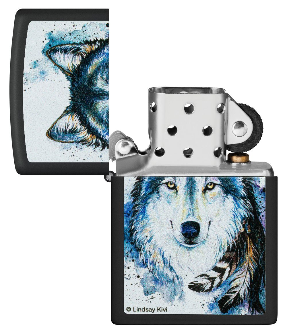 Зажигалка Zippo Feed the Good Wolf (48936) 4