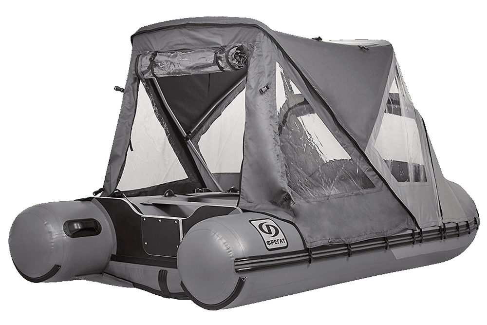 Тент трансформер комби для лодки Фрегат 370 Air F
