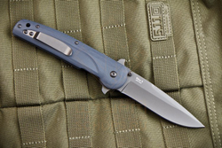 Нож складной Kizlyar Supreme Biker-X D2 G10, Gray/Stonewash