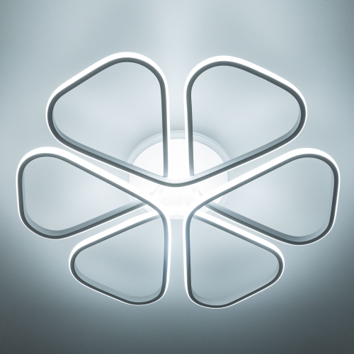 Citilux Сезар Смарт CL233A270E RGB Умная люстра Белая