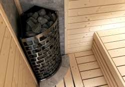 Электрическая печь SAWO ARIES ARI3-75NB-CNR-P (7,5 кВт, угловая, нержавейка)