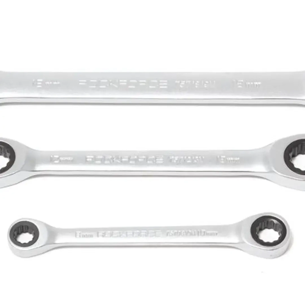 Ключ накидной трещоточный 12х13мм RockForce##Rock FORCE RF-7571213M