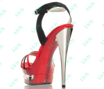 Текстильные туфли на ремешке