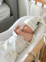 Пелёнка-кокон Mjölk Клетка, уценка