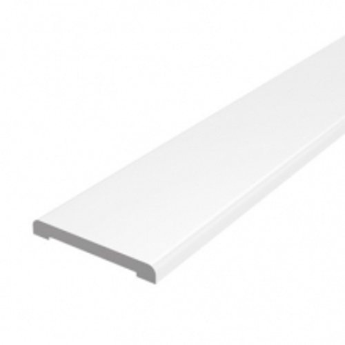 Наличник 60мм "ИД" 2,2м Белый плоский вспен. ПВХ