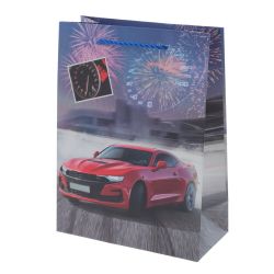 GAEM Пакет подарочный S (бумага 210г/м2, блок микс 12шт), L18 W9 H24 см, 4в.