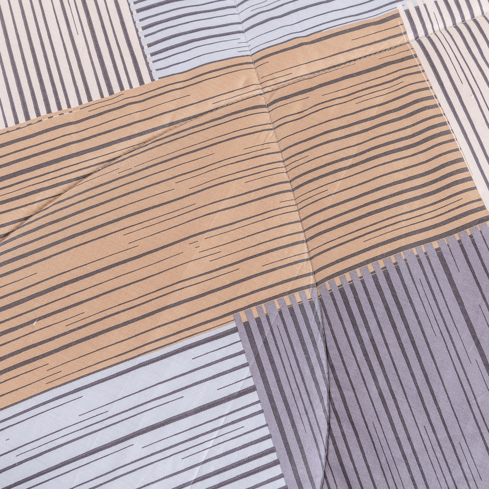 Комплект постельного белья Сатин с Одеялом 100% хлопок на резинке OBR115