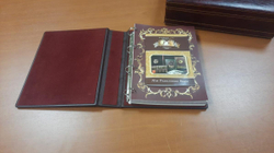 Подарочный набор «Дворянский», книга в обложке из натуральной кожи
