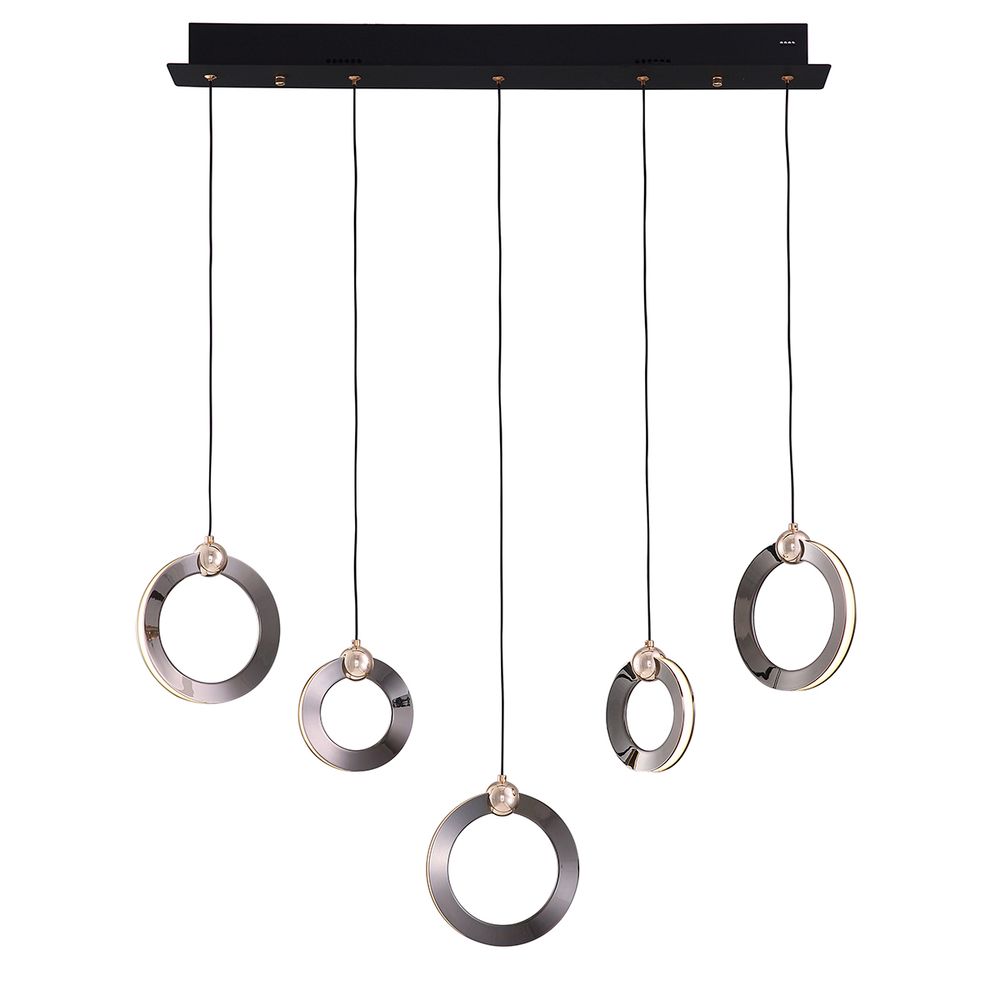 Подвесной светильник P0675-5B pearl black