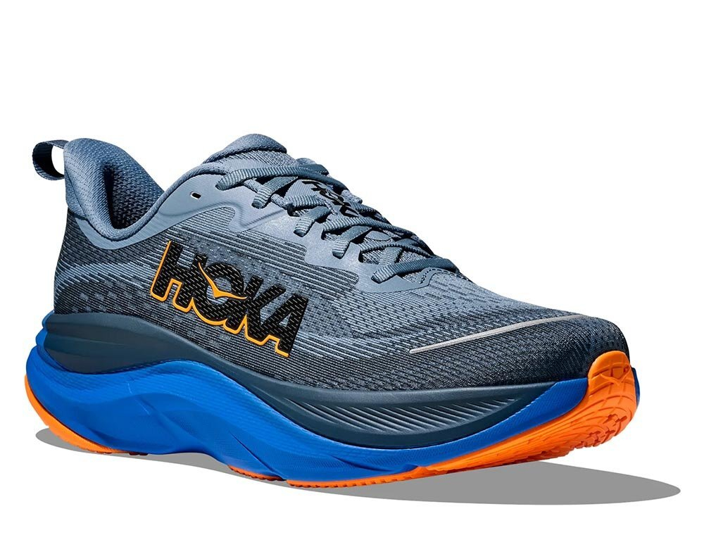 Кроссовки для бега мужские Hoka Skyflow M Сине-оранжевые
